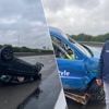 “Dan stop je eens om hulp te bieden”: Gino rept zich naar gecrashte auto op E17 in Zwevegem, maar deelt zelf in de brokken