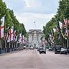 Final preparations for the Lionesses' open-top bus parade along The Mall as thousands of fans set to celebrate historic Euro 2025 victory