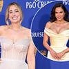 Stacey Solomon transforms her wedding dress into a playsuit while Vicky Pattison dyes hers yellow as they re-work their bridal gowns for sustainable BAFTAs