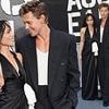 Zoe Kravitz stuns in a plunging halterneck gown with Austin Butler at Caught Stealing screening in London after sparking romance rumours