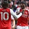 Arsenal's 'scary show of strength' as Madueke shines