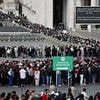 Pope Francis funeral guest list is revealed as world leaders fly into Rome and faithful queue for last chance to see his open coffin with 130,000 already bidding farewell