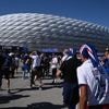 Fans van PSG en Inter op weg naar Allianz Arena voor finale