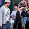 Lily Allen and James Norton 'share a backstage snog as they party with Charli XCX after enjoying an unlikely first date at her Lido Festival show'