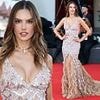 Alessandra Ambrosio, 44, sizzles in a sweeping embellished gown as she attends the Venice Film Festival closing ceremony