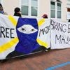 „Bring back Maja!“: Aktivisten blockieren CDU-Büro von Wadephul in Rendsburg
