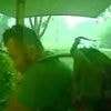 Missouri dad filmed walking out his front door just as lightning struck family's yard