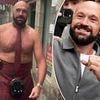 Topless Tyson! Fury spotted wearing nothing but a KILT as he films latest Netflix series in obscure Scottish town - as fans hail 'Viking' look