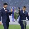 EN IMAGES. PSG - Inter : Pastore, Rai, Iniesta, Kaka… Des anciennes gloires au rendez-vous à Munich