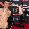 Shirtless YUNGBLUD sparks concern with bizarre MTV VMAs 2025 red carpet look