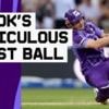'What a shot!' - Brook hits unorthodox scoop six on first ball