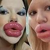 Woman with the world's biggest lips reveals what she looked like before surgery