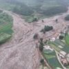 Aerial footage shows devastation after deadly floods in China