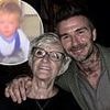 David Beckham's mother Sandra shares sweet clip from when he was a baby as she pays tribute to son on his 50th birthday
