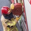 Ontruiming na brand in bejaardenflat in Franeker