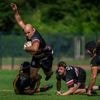 Schwieriger Spagat für den Berliner Rugby Club : Erst die Play-offs, dann der sportliche Überlebenskampf