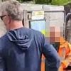 Moment heritage campaigner is attacked by 'developer' at a historic Agatha Christie garden in planning row over 'demolition' of cottage