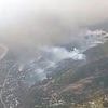Tourists and Spanish locals forced to evacuate after wildfire near beach resort
