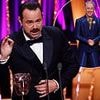All the moments you DIDN'T see at the BAFTA TV Awards: Danny Dyer's expletive-laden speech is cut from BBC broadcast while host Alan Cumming suffers hilarious onstage gaffe as Mr Bates vs The Post Office and Gavin & Stacey lead winners