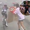 Revealed: The bizarre reason Tour de France star STOLE a fan's cardboard sign, ripped it up and shoved it under his jersey