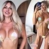 Would YOU wear this to the beach? Bachelor star shocks as she slips into VERY skimpy swimwear: 'Not exactly practical'