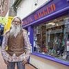 Shopkeeper rebuked by police for putting up sign calling shoplifters 'scum bags' says officers have failed to arrest any of the thieves he caught this year - and now he plans to put up an even BIGGER sign