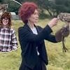 Sharon Osbourne is seen for the first time since husband Ozzy's funeral as her daughter Kelly reveals their new shared passion for falconry has 'put a smile back on mum's face'