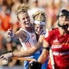 Jansen redt hockeysters op EK: 'Zonder Yibbi winnen we deze wedstrijd niet'