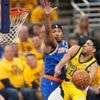 Haliburton has 32 points, 15 assists and 12 rebounds as Pacers beat Knicks 130-121 for a 3-1 lead