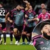 Big Zuu scores the WINNER at Soccer Aid - after predicting he would get a goal on punditry duties before kick-off - as World XI get their revenge on England at Old Trafford