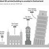 World's tallest 3D-printed building is unveiled in Switzerland: Futuristic tower stands at almost 100ft tall - so, would you be brave enough to scale it?