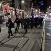 Shocking scenes as neo-Nazis march in Melbourne's CBD