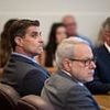 Daniel Serafini stares down jury as former MLB pitcher learns fate after father-in-law's murder