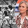 Heading the ball is what took my dad's life so early, but football is also what gave us so much... TV star Hayley McQueen admits she has bittersweet feelings about her late father Gordon's playing career