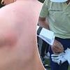 Horror moment Ben Griffin strikes fan with wild wayward tee shot amid Memorial Tournament heartbreak