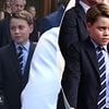 Prince George reveals he's 'alright at tennis' as he chats to Julian Cash at Wimbledon Final