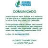 Alianza Popular aparta a Mario Cronenbold como jefe de campaña