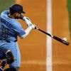 Bichette hits 9th inning pinch HR and 5 Toronto pitchers combine on 1-hitter in 2-0 win at Texas