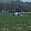 Horror moment Spitfire 'practicing flypast for VE Day celebrations' crashes into field