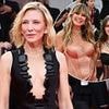 Cate Blanchett turns heads in plunging black gown as she joins supermodel Heidi Klum and her daughter Leni at star-studded opening ceremony of the Venice Film Festival