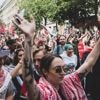 REPORTAGE. "Ce génocide en cours est une honte" : à Paris, des milliers de manifestants, dont cinq syndicats et des partis de gauche, défilent pour la Palestine