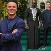 Jermaine Jenas makes rare public appearance following his BBC axe and marital split as he attends the GRM Gala after claiming the channel 'took away his life' amid sexting scandal