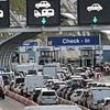 Bank Holiday getaway chaos as major motorway sees huge tailbacks after crash while ferry passengers at Dover face nearly two hours of queues