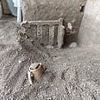 Pompeii family's desperate fight for survival: Archaeologists discover a bed wedged against the door of a house - alongside the remains of a child