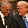 What Trump said to Obama during intimate moment at Jimmy Carter's funeral that stunned onlookers