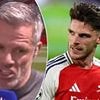 Jamie Carragher infuriates Arsenal fans with major claim about Declan Rice - as pundit fires warning about 'next 12 months'
