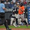 Peña extends hitting streak to 12 games, Gordon gets 1st win in majors as Astros beat Guardians 4-2