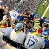 Female fan bloodied in disturbing fight at Texans-Rams game