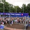 Smells of weed. Roars of airplanes. Loud crowds. It's all part of the US Open's chaos