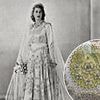 How 10,000 tiny pearls were secretly brought to the UK for Queen Elizabeth's wedding dress